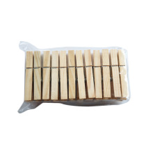 Clips de suspension en gros Mini pinces à linge en bois Pinces à linge en bambou